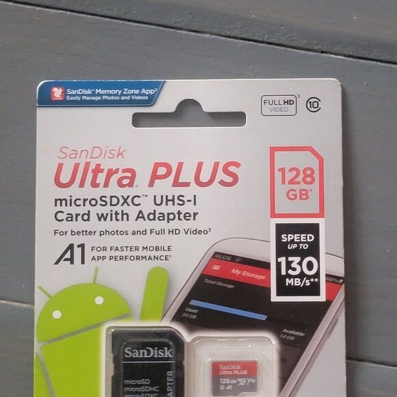 SanDisk Ultra Micro SD Memory Card with Adapter 128 GB - 1.0 Ea - Picture 10 of 11